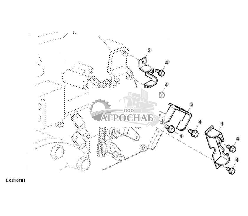 УЗЕЛ ФИКСАТОРА БОУДЕН-ТРОСА 